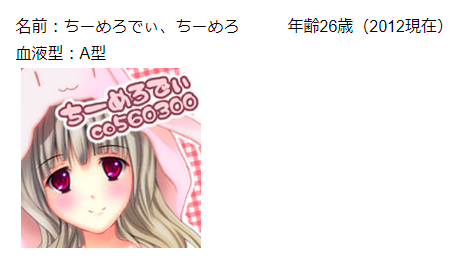 ちーめろでぃ 26歳