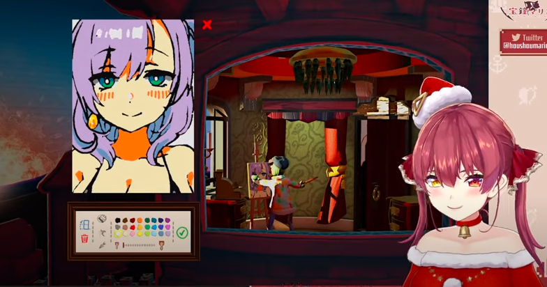 宝鐘マリン お絵かき配信