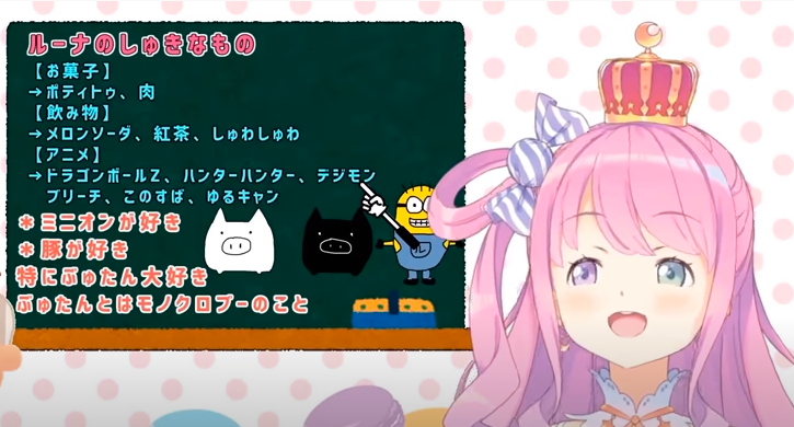 姫森ルーナ ぶゆたん ミニオン