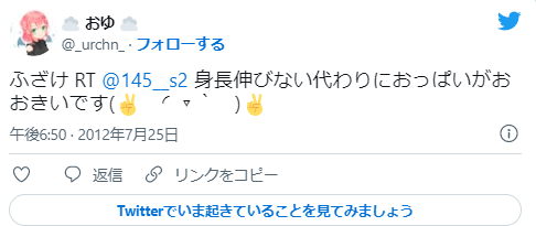 あみちゃんの胸の大きさ