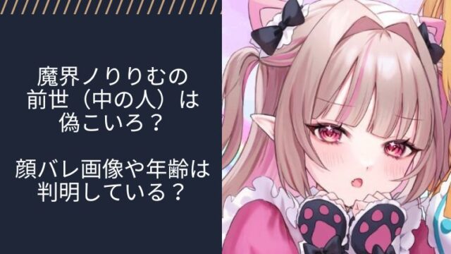 リリム 前世 – 魔界ノりりむ 三面図 – YEGAE