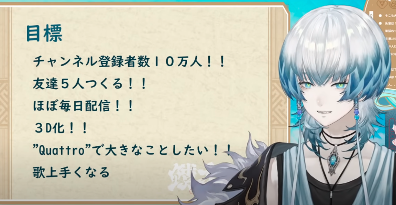 鱗水スイ 目標