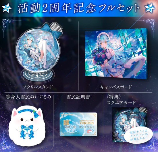活動2周年記念グッズ