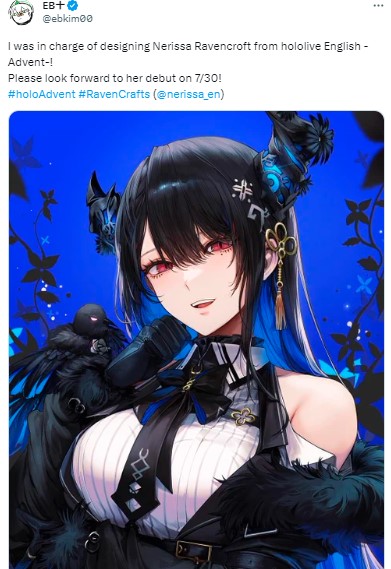 Nerissa Ravencroft 絵師